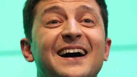 Ο αρλεκίνος Ζελένσκι έμεινε “παγωτό”…