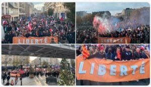 Γαλλία: 28.000 άνθρωποι διαδήλωσαν χθες κατά του υγειονομικού πάσου Ροή Ειδήσεων