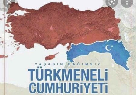 Χάρτης με κατοχή εδαφών της Ελλάδας και της Συρίας από τούρκο καθηγητή