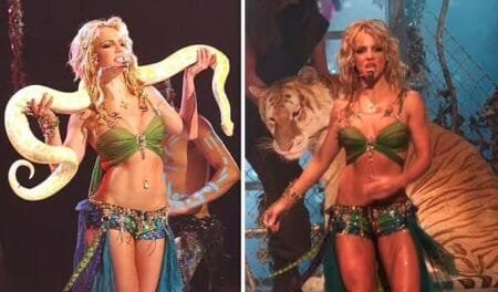 Έντρομη η Μπρίτνεϊ Σπίαρς νόμιζε ότι το φίδι θα τη σκότωνε κατά τη διάρκεια της εμφάνισής της