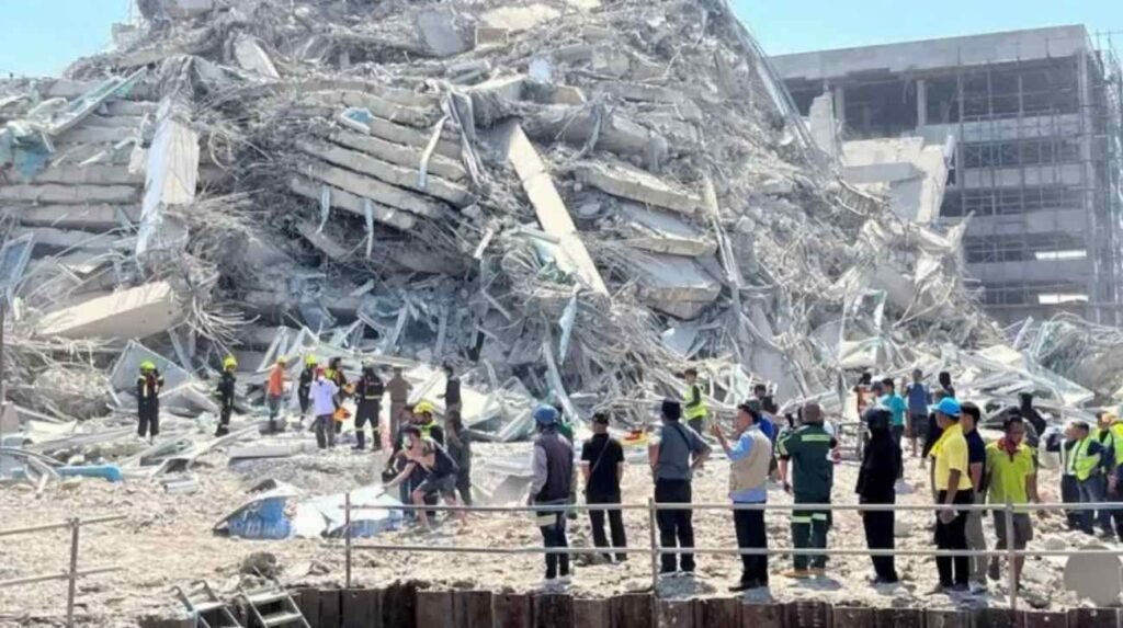 Σεισμός στη Μιανμάρ: 43 Οικοδόμοι Αγνοούνται μετά την Κατάρρευση Κτιρίου στην Μπανγκόκ