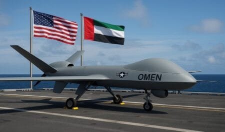 Νέο drone Omen: ΗΠΑ–ΗΑΕ σε στρατηγική αμυντική συμμαχία Omen drone,Ντόναλντ Τραμπ ΗΑΕ,αμυντική τεχνολογία
