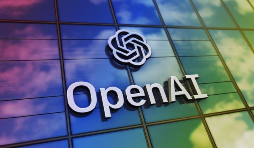 OpenAI vs ρύθμιση τεχνητής νοημοσύνης: Ανταγωνιστικά μέτρα για την ασφάλεια των παιδιών στην Καλιφόρνια Λογότυπο OpenAI σε γυάλινο κτίριο