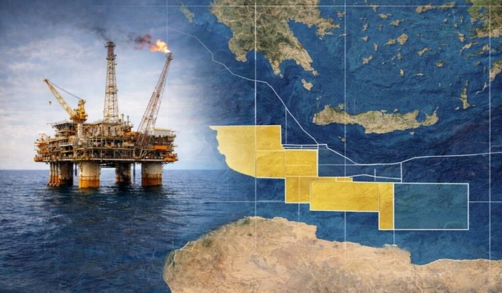 Υπεράκτια εξέδρα φυσικού αερίου στη Μεσόγειο