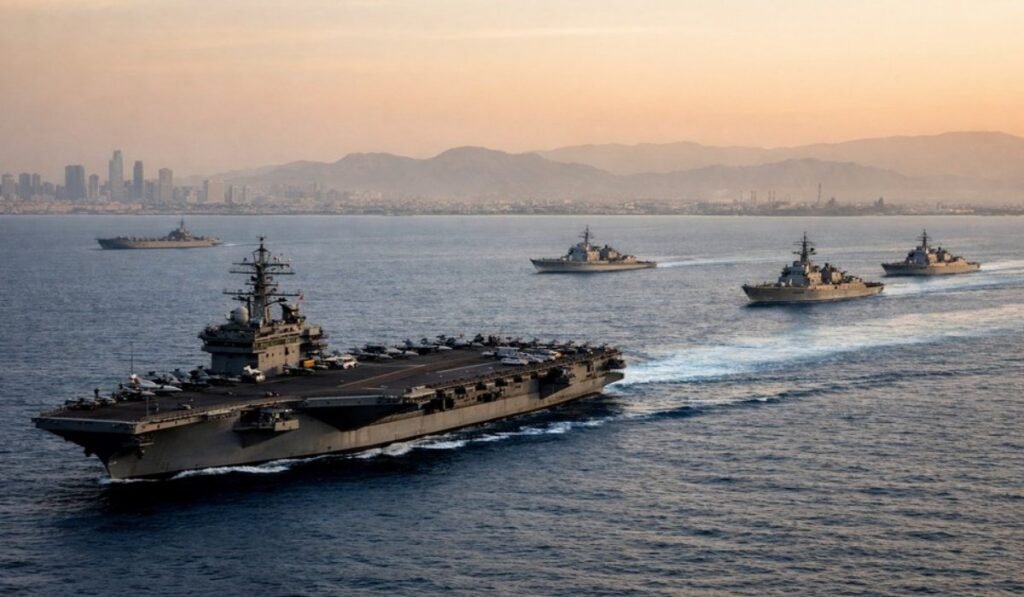 Ιράν – ΗΠΑ: Κλιμακώνεται η ένταση πριν τις συνομιλίες της Γενεύης για το πυρηνικό πρόγραμμα Αμερικανικά πολεμικά πλοία του 5ου Στόλου σε ανάπτυξη στον Περσικό Κόλπο