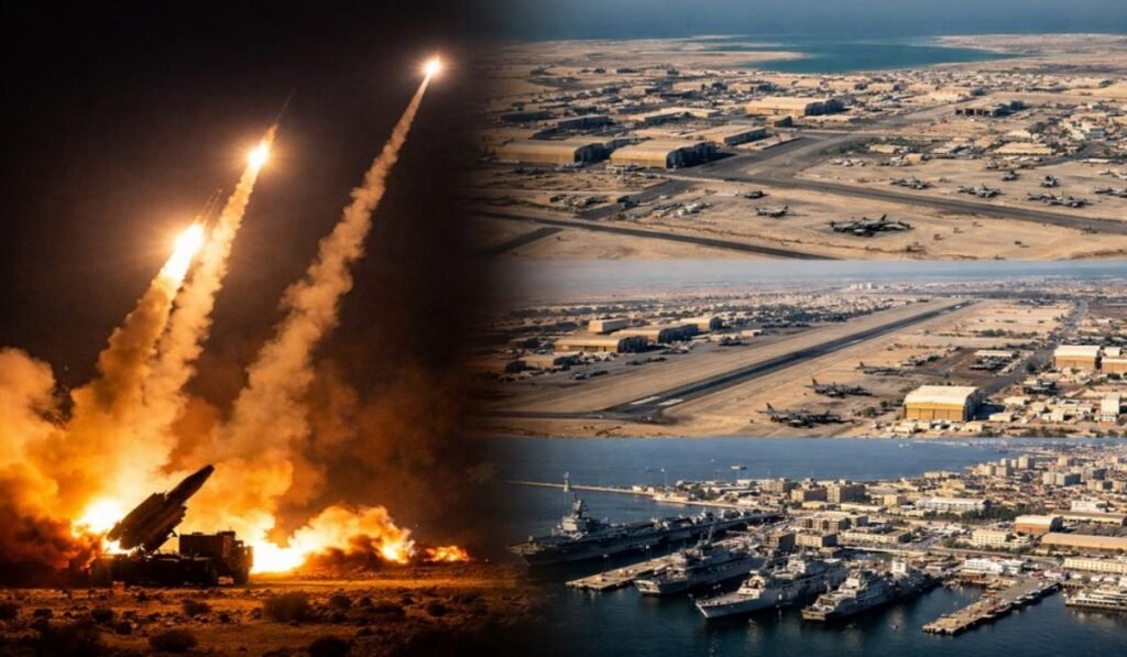 Εκτόξευση ιρανικών πυραύλων και αεροπορικές βάσεις στον Περσικό Κόλπο
