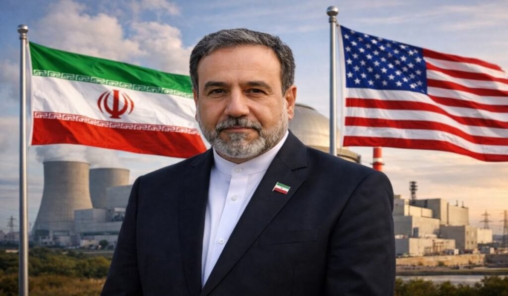 Πυρηνικές συνομιλίες Ιράν–ΗΠΑ στη Γενεύη: Στο τραπέζι συμβιβασμοί, στο παρασκήνιο πολεμικά πλοία Abbas Araghchi στη Γενεύη με φόντο πυρηνικές εγκαταστάσεις