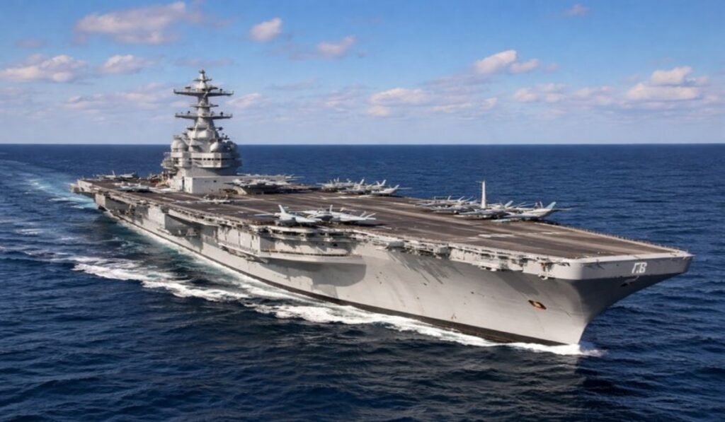 USS Gerald R. Ford στη Μέση Ανατολή: Δεύτερο αεροπλανοφόρο στον Κόλπο και μήνυμα πίεσης προς το Ιράν USS Gerald R. Ford κατευθύνεται στη Μέση Ανατολή