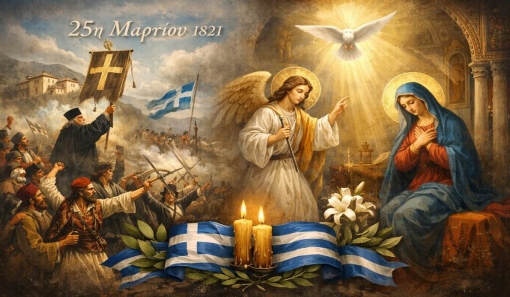 25η Μαρτίου Επανάσταση 1821 και Ευαγγελισμός Θεοτόκου