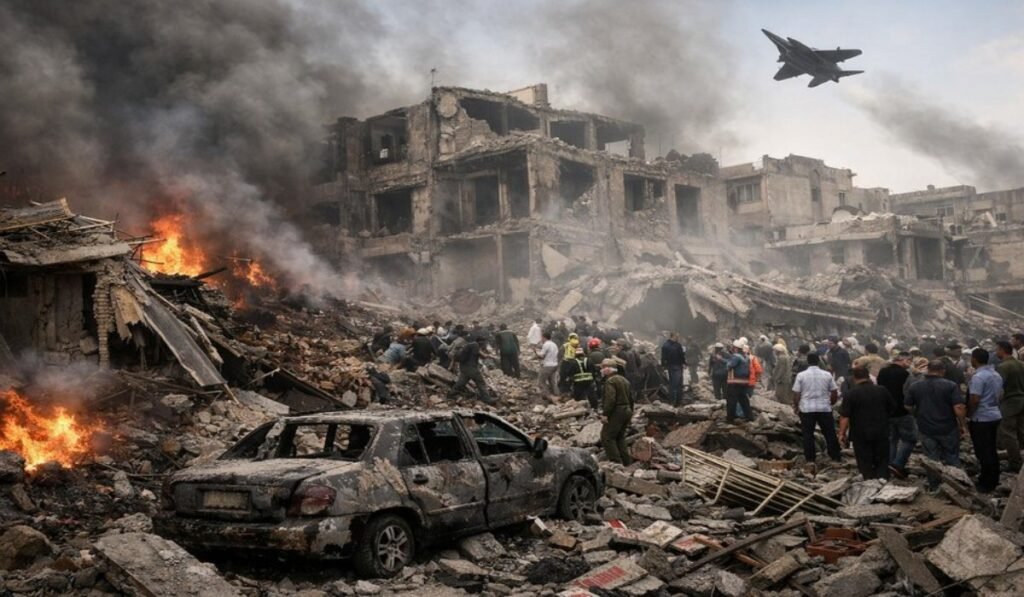 Ιράν – Σιράζ: Κατοικημένη περιοχή ισοπεδώθηκε από αεροπορικό πλήγμα – Σκηνές ολοκληρωτικής καταστροφής (Βίντεο) Κατεστραμμένα κτίρια σε κατοικημένη περιοχή του Σιράζ στο Ιράν