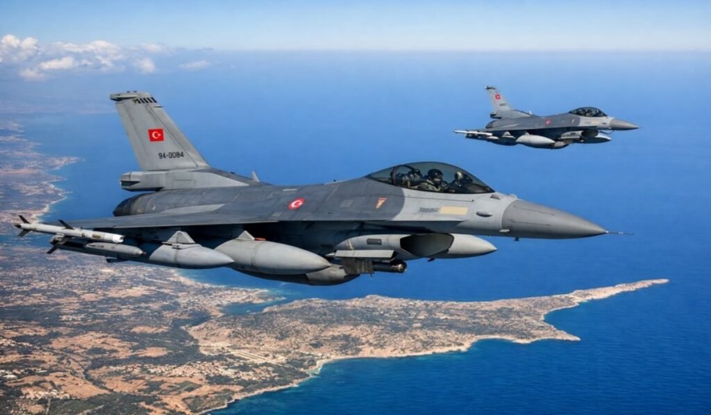 Τουρκικά μαχητικά F-16 της Τουρκικής Πολεμικής Αεροπορίας