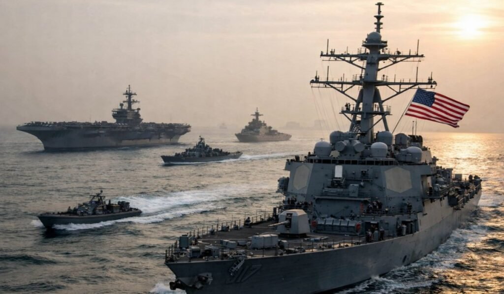 Αμερικανικά πολεμικά πλοία στον Περσικό Κόλπο