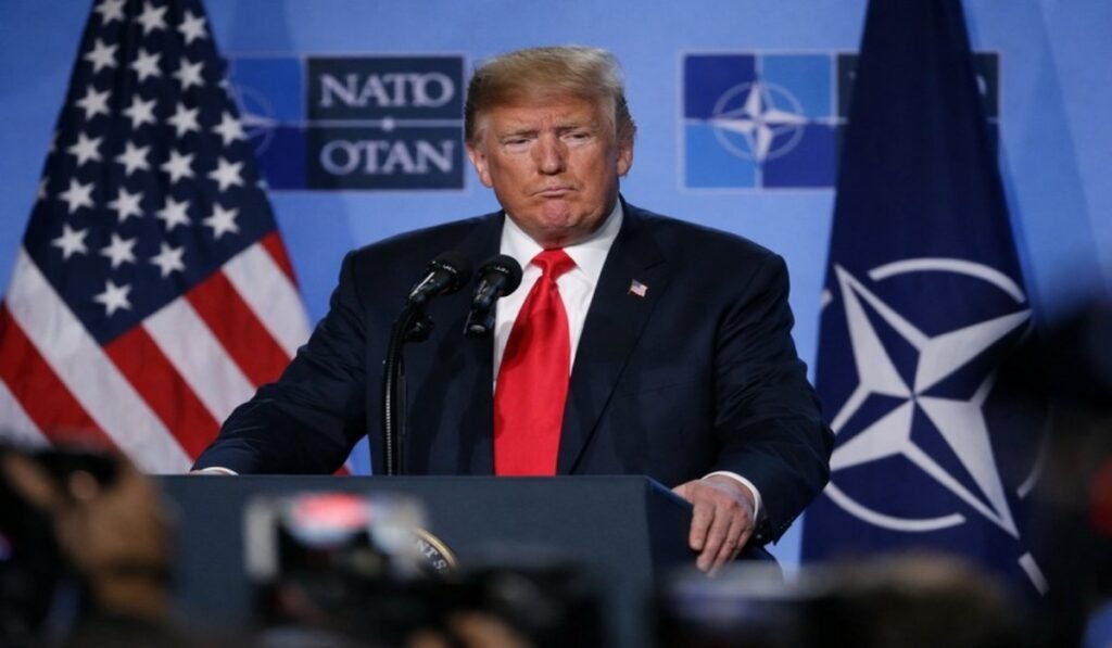 Ντόναλντ Τραμπ σε δηλώσεις για το ΝΑΤΟ