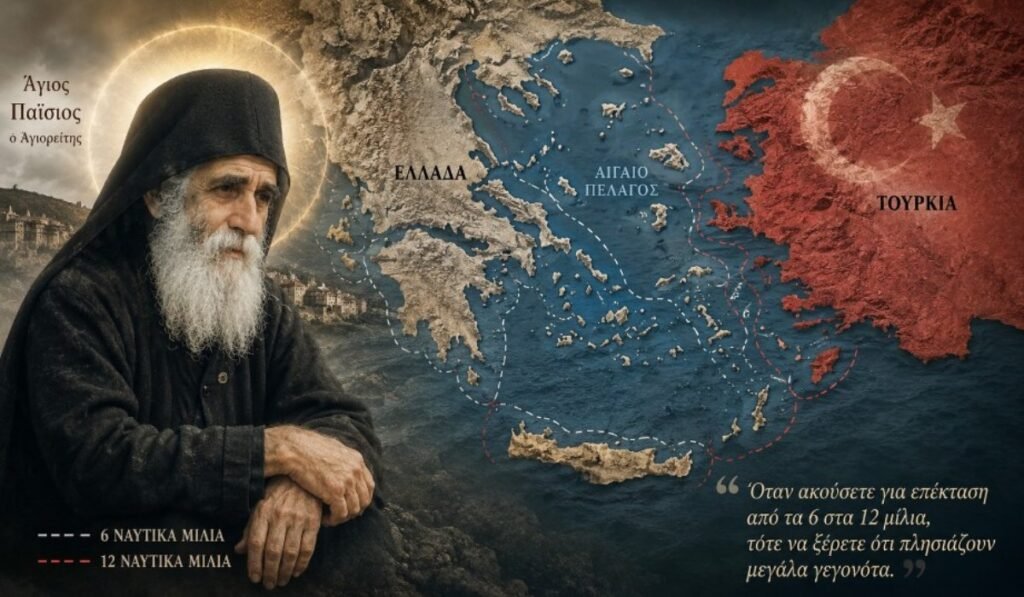 Χάρτης Αιγαίου με Ελλάδα και Τουρκία