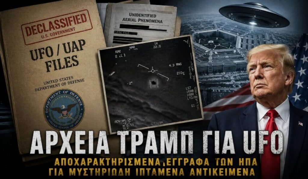 Αρχεία Τραμπ για UFO και αποχαρακτηρισμένα έγγραφα των ΗΠΑ