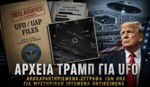 Αρχεία Τραμπ για ufo: Οι ΗΠΑ ανοίγουν τον φάκελο των μυστηριωδών ιπτάμενων αντικειμένων Αρχεία Τραμπ για UFO και αποχαρακτηρισμένα έγγραφα των ΗΠΑ