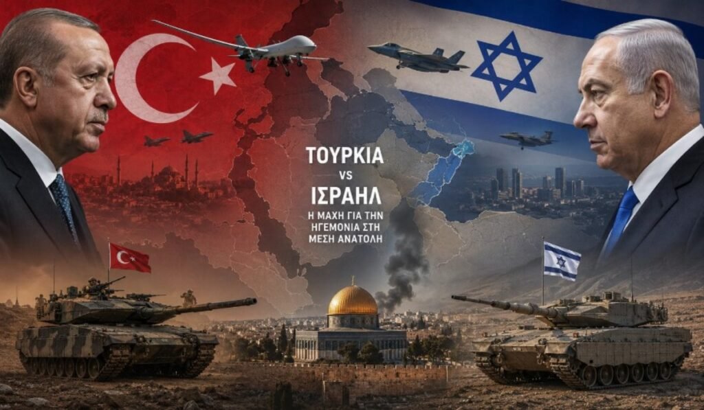 Τουρκία και Ισραήλ σε γεωπολιτική αντιπαράθεση για την ηγεμονία στη Μέση Ανατολή
