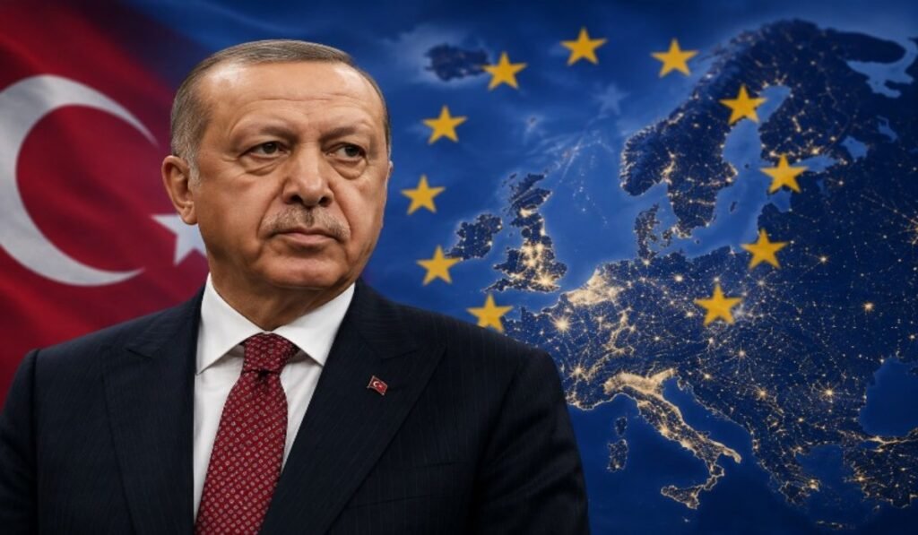Ερντογάν και φοντο την ευρωπη