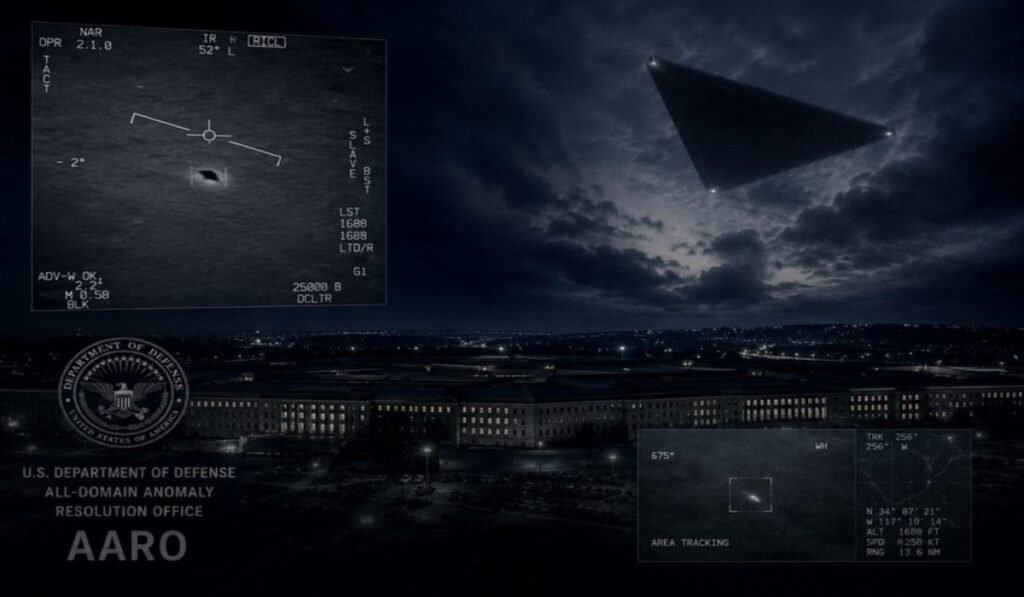 Πεντάγωνο και UFO: Νέα απόρρητα αρχεία, βίντεο και ανεξήγητες καταγραφές UAP βγαίνουν στο φως Πεντάγωνο, υπέρυθρη απεικόνιση UAP και ένα μεγάλο τριγωνικό αντικείμενο στον νυχτερινό ουρανό