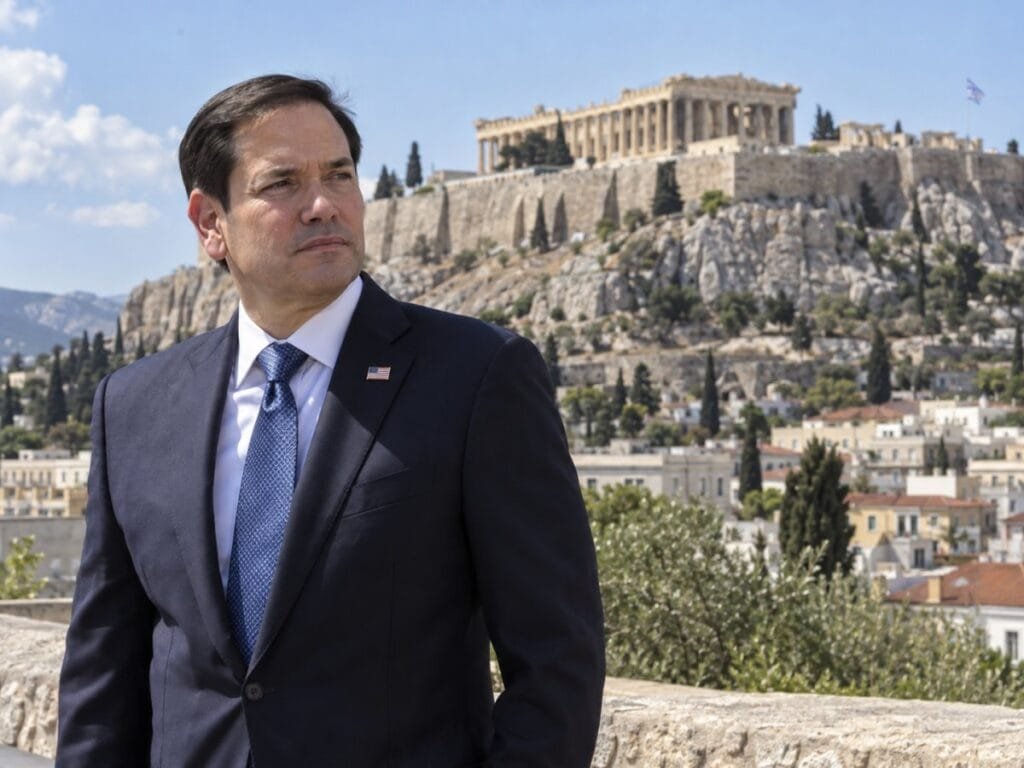 Η ομιλία Ρούμπιο στην Πνύκα έστειλε ευρύτερο πολιτικό μήνυμα για εθνική κυριαρχία
